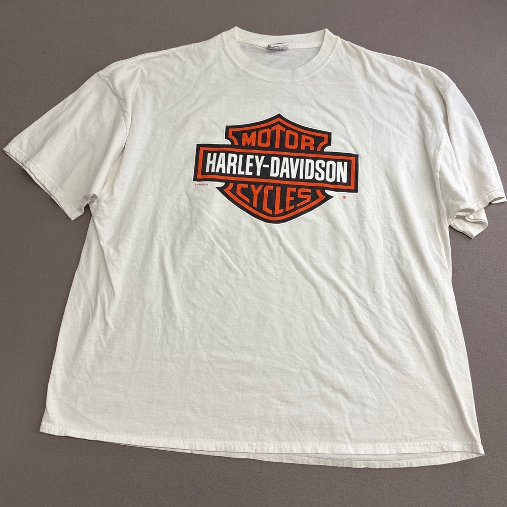 Harley-Davidson Appalachian Mechanicsburg PA 10th Anniversary White T-Shirt 3XL